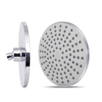 Contemporary Fest Shower Head Round Shower Head Combo in Silver