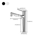 Modern Style Extendable Vessel Faucet Single Handle Low Arc Copper Vessel Faucet