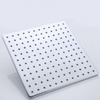 Square Shower Head Combo Large Shower Head with Hand Shower