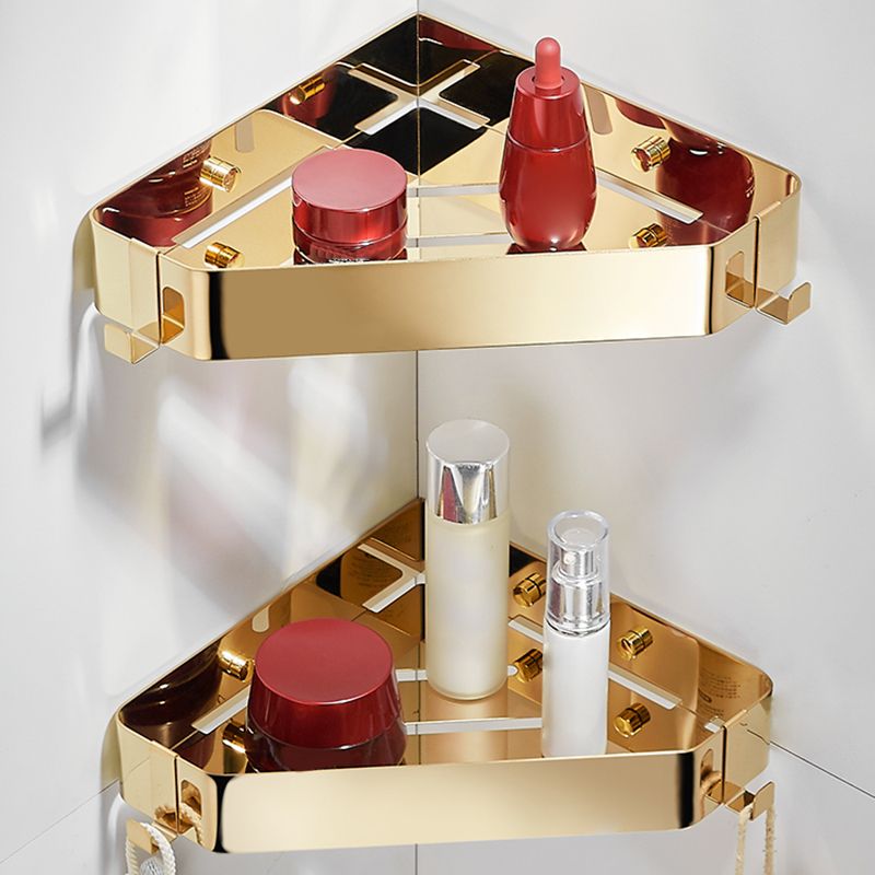 Modern 3-Piece Bathroom Accessory Set in Stainless Steel, Bathroom Shelf