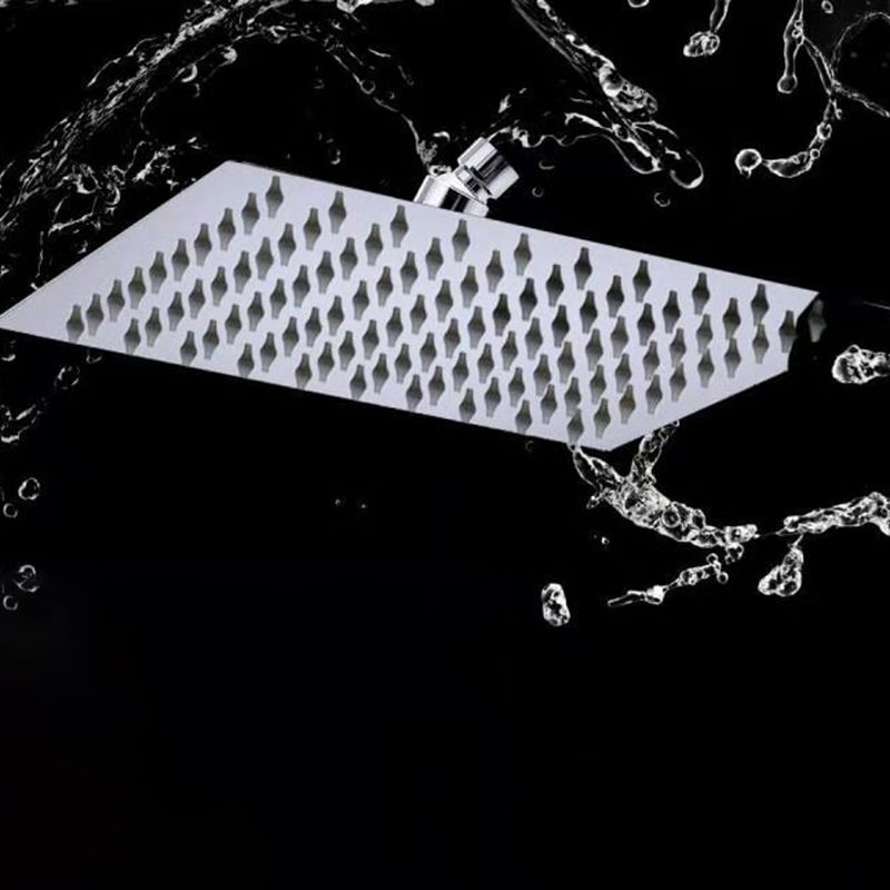 Traditional Dual Showerhead Square Wall-Mounted Dual Shower