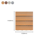 Deck Plank Loose Lay Wood Floor Tiles Garden Outdoor Flooring