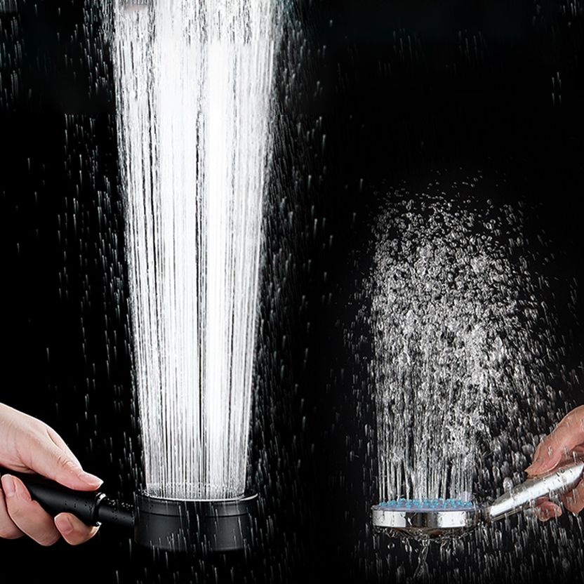 Modern round hand shower water-saving shower head made of stainless steel