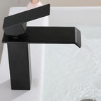 Industrial Faucets Faucet Stainless Steel Lever Handles Waterfall Spout Bathroom Faucet
