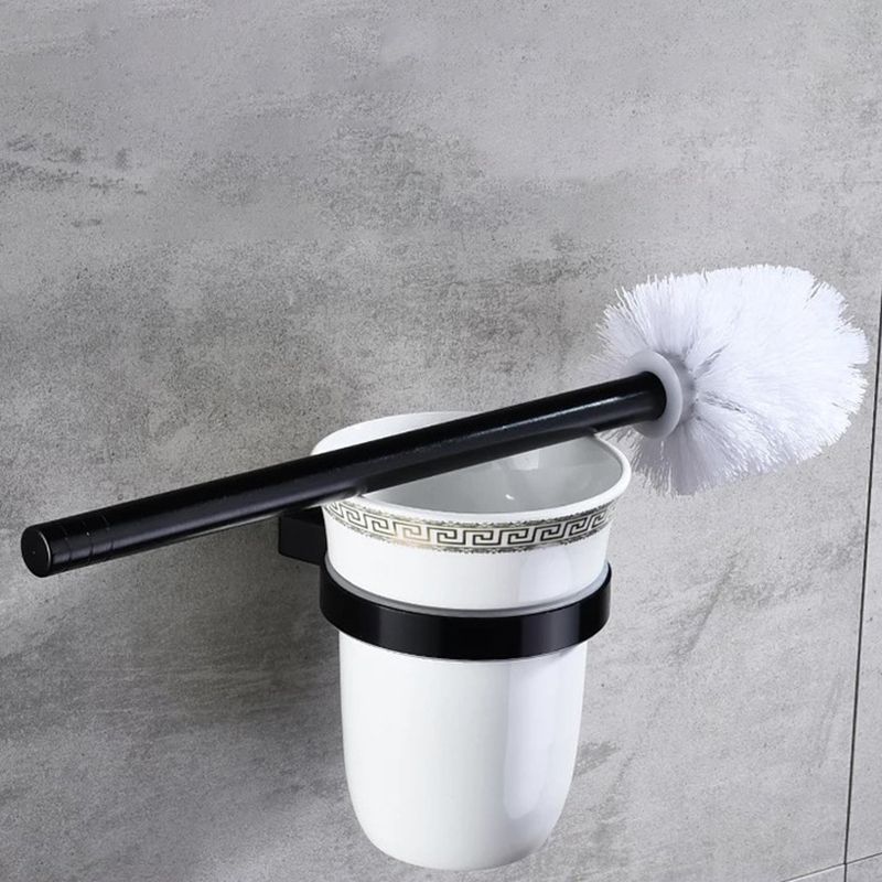 Modern 5/6-piece bathroom accessory set with bathroom shelf/robe hooks/towel bar