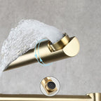 Modern Pull-down Faucet Single Handle Wall Mounted Pot Filler Low Profile 1 Holder Filler