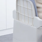 Modern Plastic Wall-mounted Toilet Bowl with Toilet Seat for the Bathroom