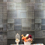 Industrial Wall Plank 3D Brick Bathroom Living Room Wall Panel Set of 1