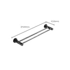 Metal and marble bathroom accessories as a single piece or as a set in black