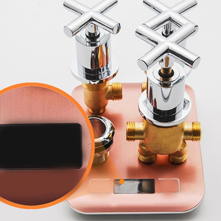 Contemporary Bathroom Faucet Deck Mount Copper Low Arc Swivel Roman Bathtub Faucet Set