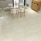 Home Vinyl flooring Peel and Stick Marble look square PVC floor coverings for the living room