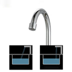 Knob Handle Central Mixer Contemporary Design Basin Faucet 2-Hole Faucet for the Bathroom