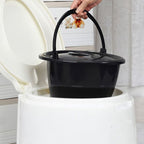 Contemporary Plastic Urinal Stand Toilet with Seat for the Bathroom
