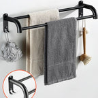 Modern Bathroom Accessories Black Paper Holder Bathroom Shelf Bathroom Accessory Set