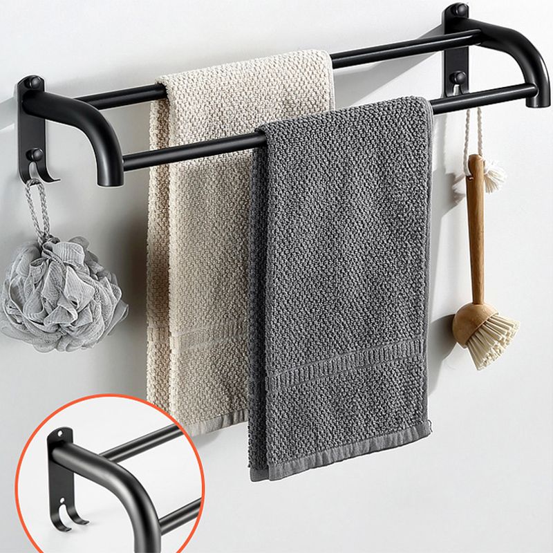 Modern Bathroom Accessories Black Paper Holder Bathroom Shelf Bathroom Accessory Set