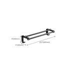 Traditional Aluminum Bathroom Accessories Set Black Bathroom Accessories Kit