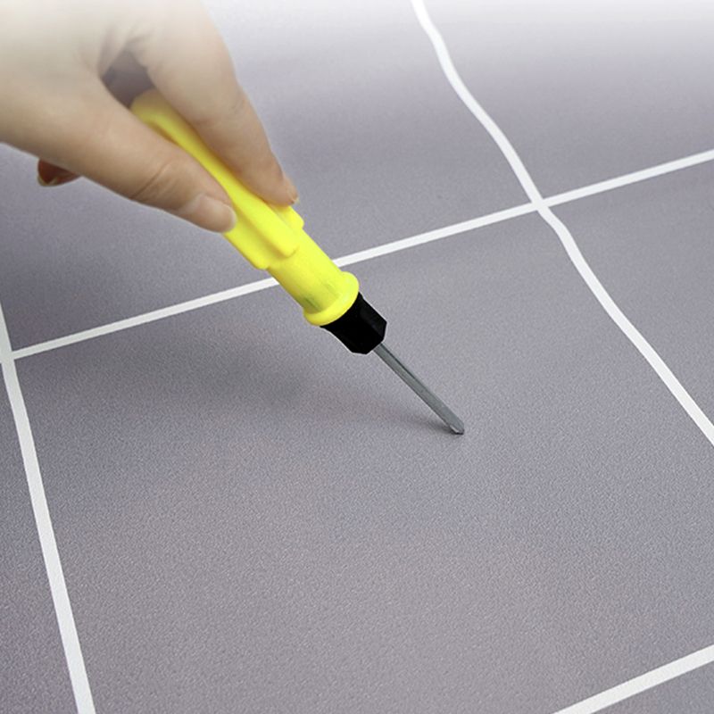 Modern Vinyl Floor Geometric Print Peel and Stick PVC Floor