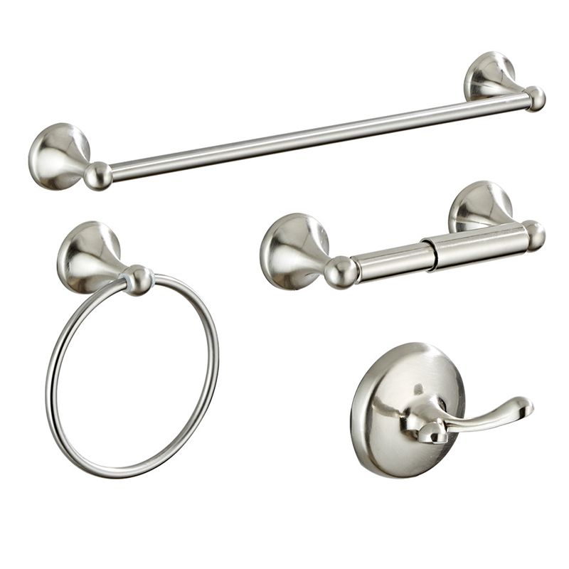 Metal Bathroom Set Traditional Style Nickel Bathroom Accessories Set
