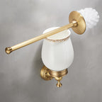 Modern Bathroom Accessory Set Paper Holder Bathroom Shelf Gold Bathroom Fittings Set