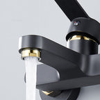 Modern Bathtub Faucet Lever Handle Wall Mounted Fixed Bathtub Faucet