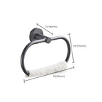 Traditional Gray Brass Bathroom Hardware Set Towel Bar Bathroom Hardware Set