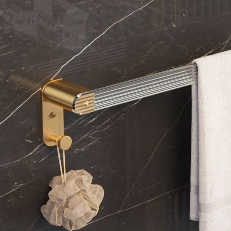 6-piece Bathroom Set Aluminium and Acrylic Bathroom Accessories Hardware Set