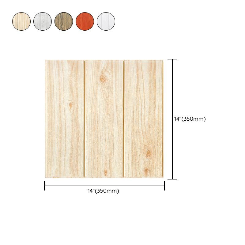 Modern Wall Cladding Peel and Stick Wood Look Design Wall Cladding