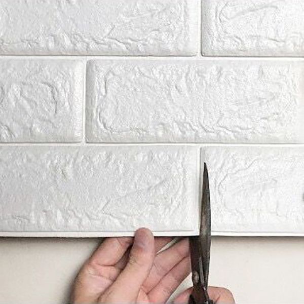 Back Wall Panels 3D Embossing Peel and Stick Wall Covering for the Living Room