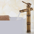 Brass Country Basin Tap Single Hole Sink Faucet for Bathroom