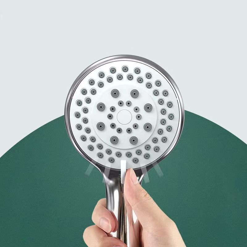 Basic handheld shower round standard shower heads in silver