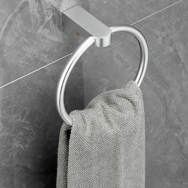 6-piece chrome bathroom accessory as a single item or as a set with towel ring bar