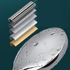 Modern Round Hand Shower 3 Spray Patterns Wall Mounted Hand Shower