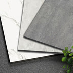 Modern square plastic floor waterproof peel & stick floor tiles
