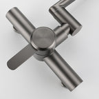 Modern Wall-Mounted Kitchen Faucet Single Lever Faucet in Chrome