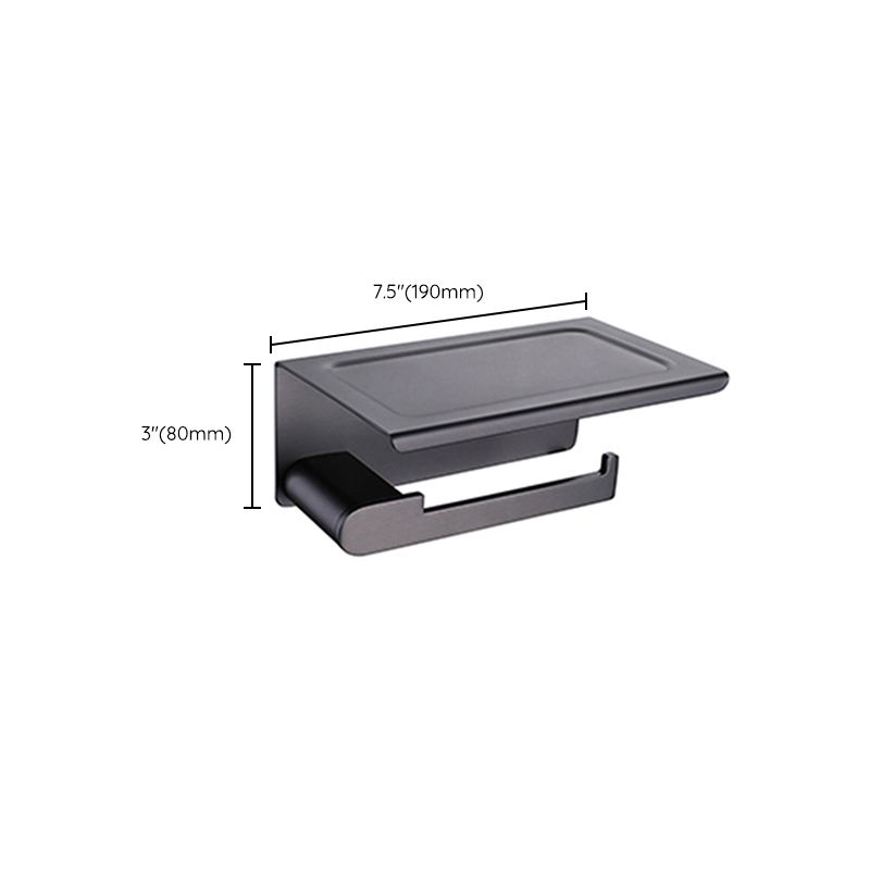 Dark gray modern bathroom accessory set stainless steel bathroom accessory set