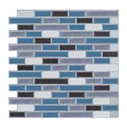 Peel and Stick Wall Tile Water Repellent Rectangle PVC Peel & Stick Subway Tile