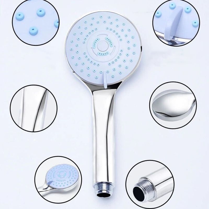 Modern Plastic Showerhead Wall Mounted Showerhead with Adjustable Spray Pattern