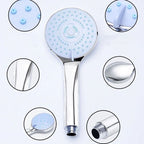 Modern Plastic Showerhead Wall Mounted Showerhead with Adjustable Spray Pattern