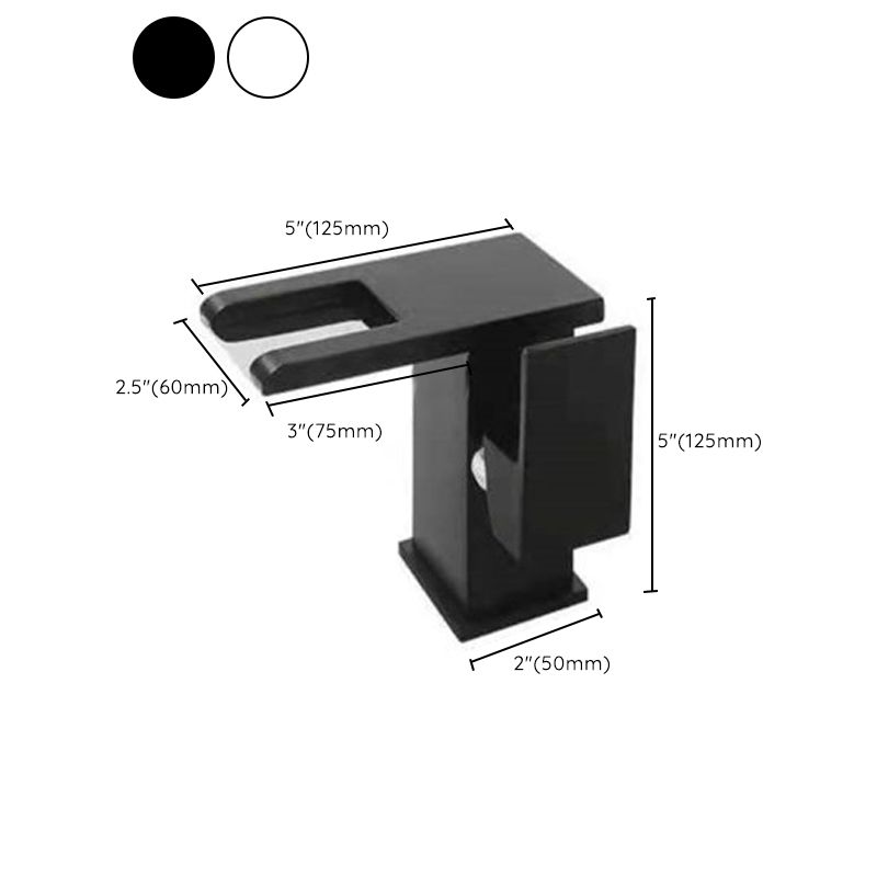 Single-Handle Basin Faucet 1-Hole Widely Used Bathroom Sink Faucet with LED Lighting