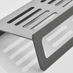 7-piece Bathroom Hardware Set Matte Black/Grey with Bath Shelf/Towel Holder/Bath Towel Hook
