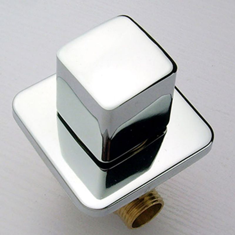 Chrome Bath Faucet Trim with Lever Handle Deck Mounted Bathtub Faucet
