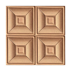 Glam peel and stick wall covering made of foam with 3D embossed panel