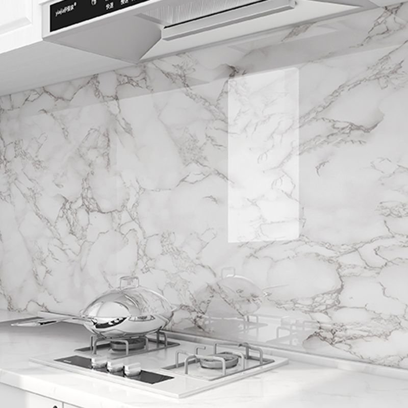23.6" Rectangular Single Plate PVC Peel and Stick Tile for the Kitchen
