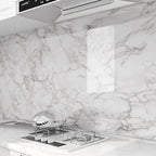 23.6" Rectangular Single Plate PVC Peel and Stick Tile for the Kitchen