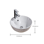 Modern Sink Solid Color Porcelain Sink