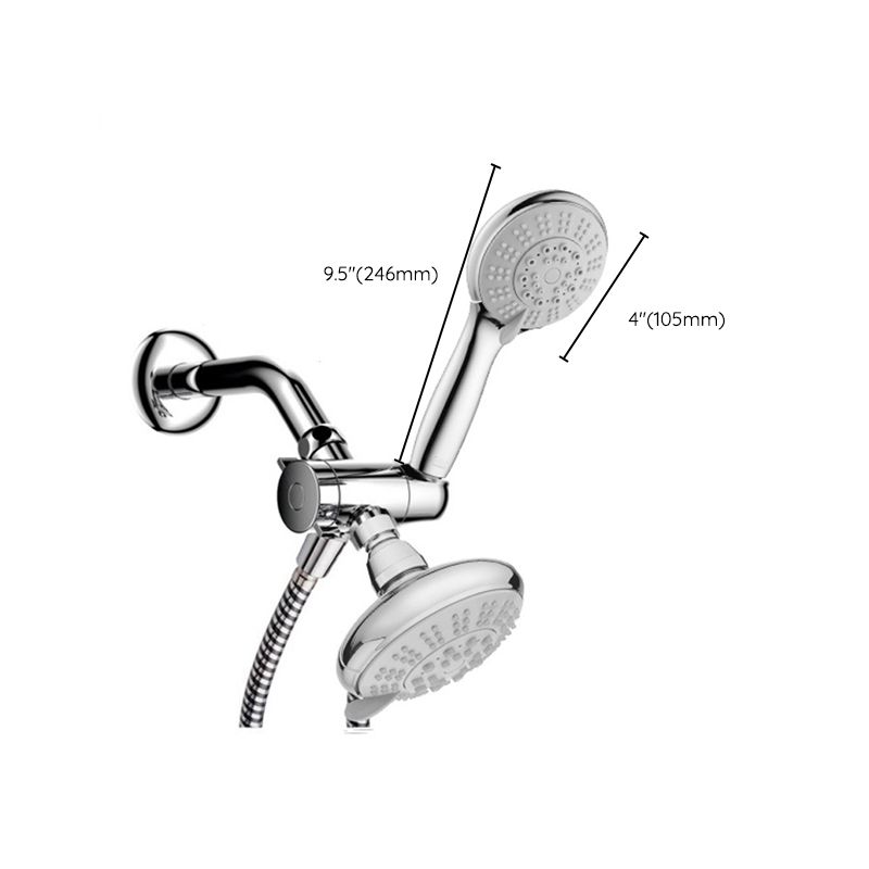 Wall-mounted Dual Shower Traditional Round Dual Shower Heads