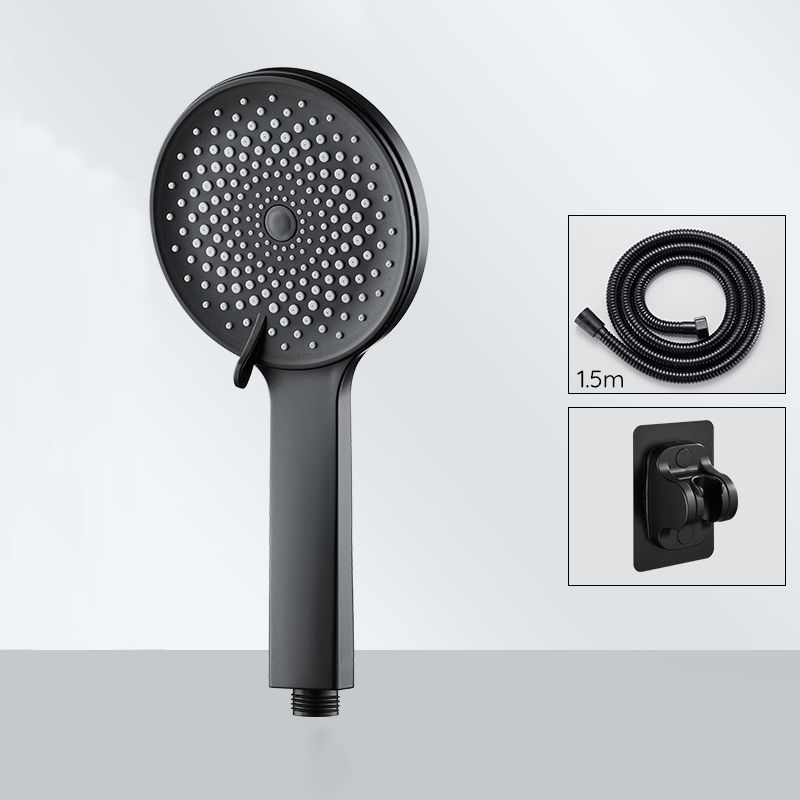 Contemporary round shower head in solid color handheld shower head for the bathroom