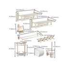 Traditional Bath Accessories Set White Bathroom Accessories Hardware Set