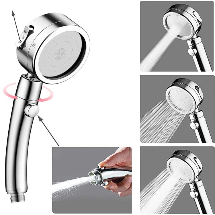 Simple Function Handheld Shower Head European Style Antique Rain Shower Head
