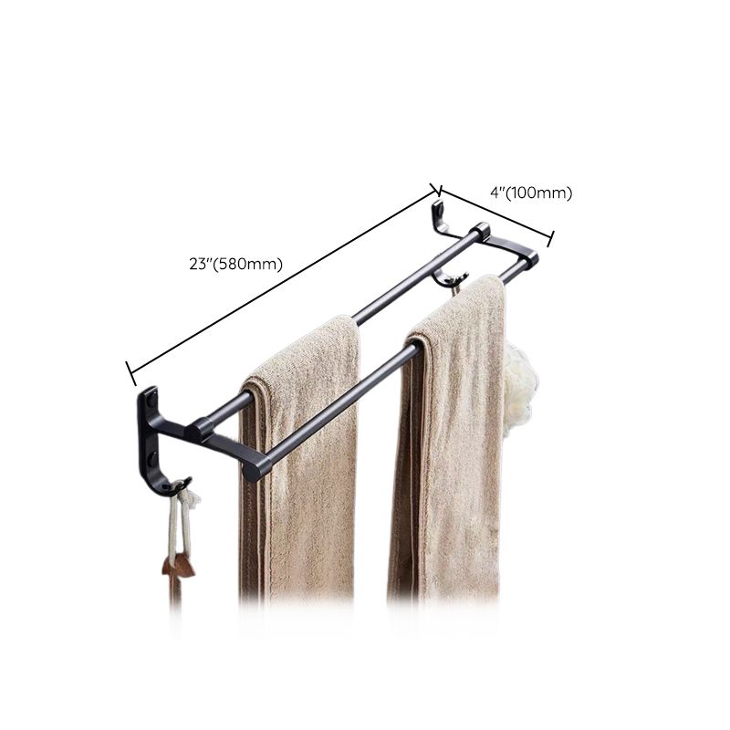 Modern Bathroom Accessory Set Black Soap Dish Bath Shelf Bathroom Set